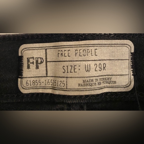 Free people black camo jeans - Picture 3 of 4